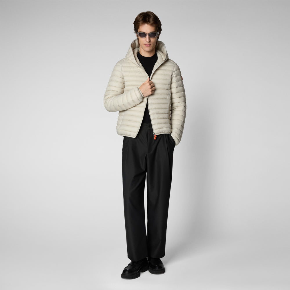 Save the duck Piumino animal free uomo Donald Beige chiaro Nuovo