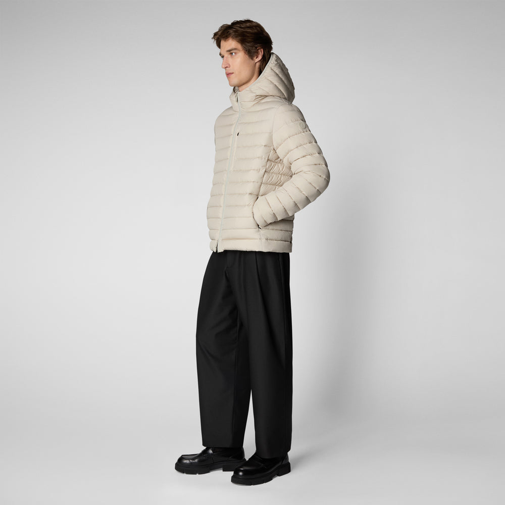 Save the duck PIUMINO UOMO JUNCUS RAINY BEIGE Pezzi Unici