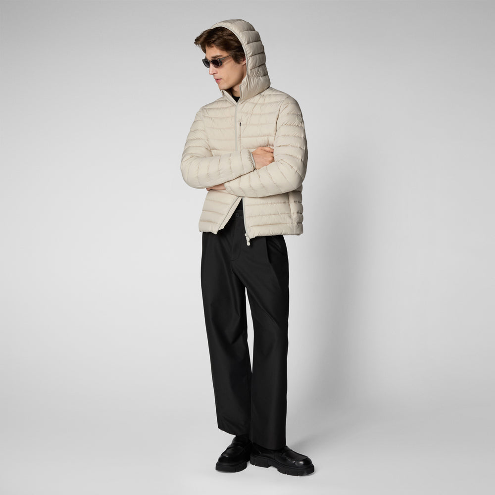 Save the duck PIUMINO UOMO JUNCUS RAINY BEIGE Pezzi Unici