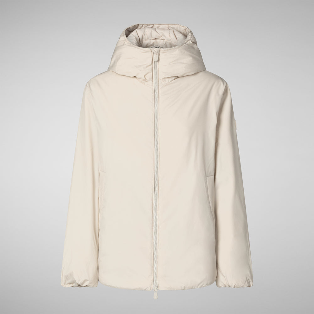Save the duck CAPPOTTO CON CAPPUCCIO NIAZ RAINY BEIGE Acquista Ora