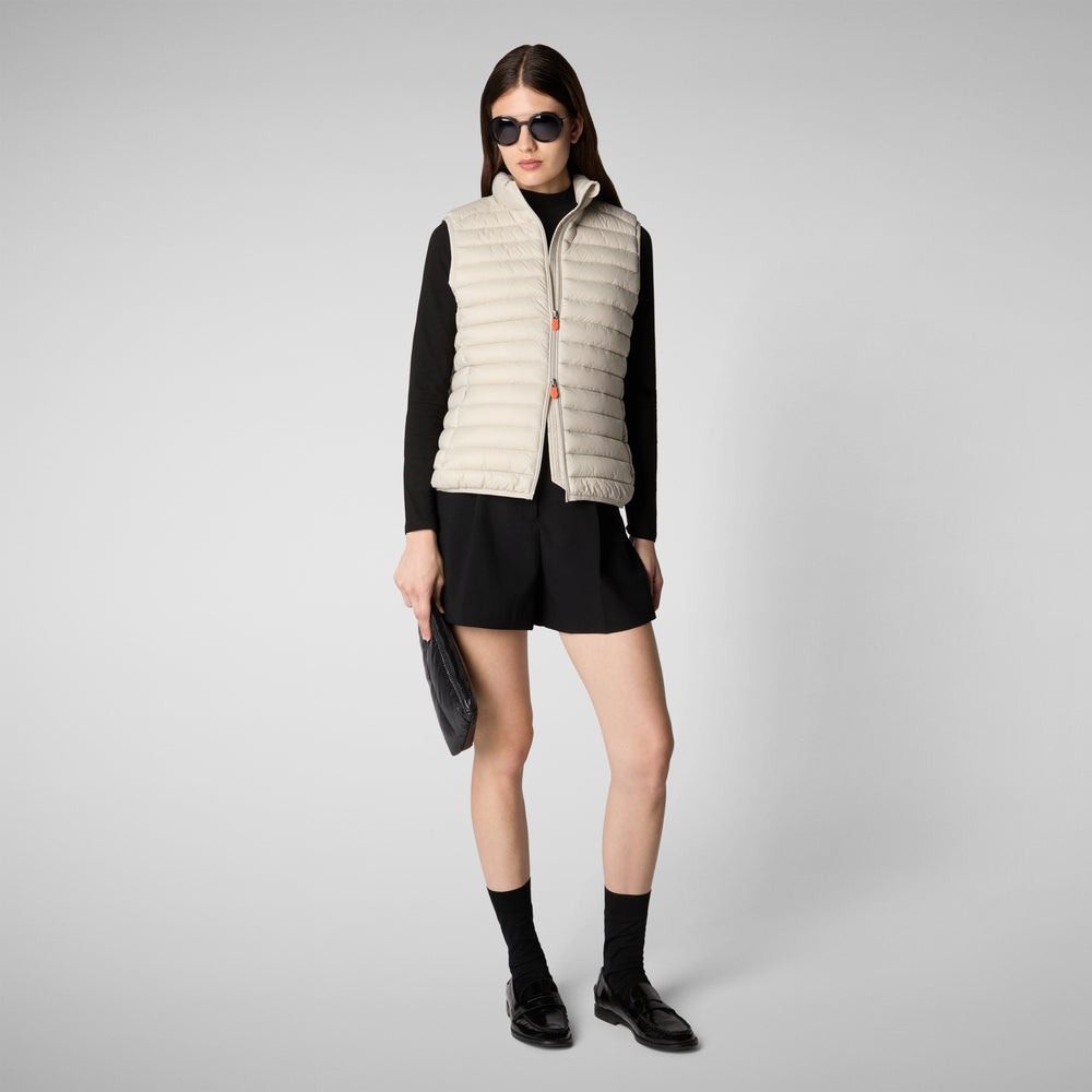 Save the duck Gilet imbottito donna Charlotte Beige chiaro Consegna Veloce