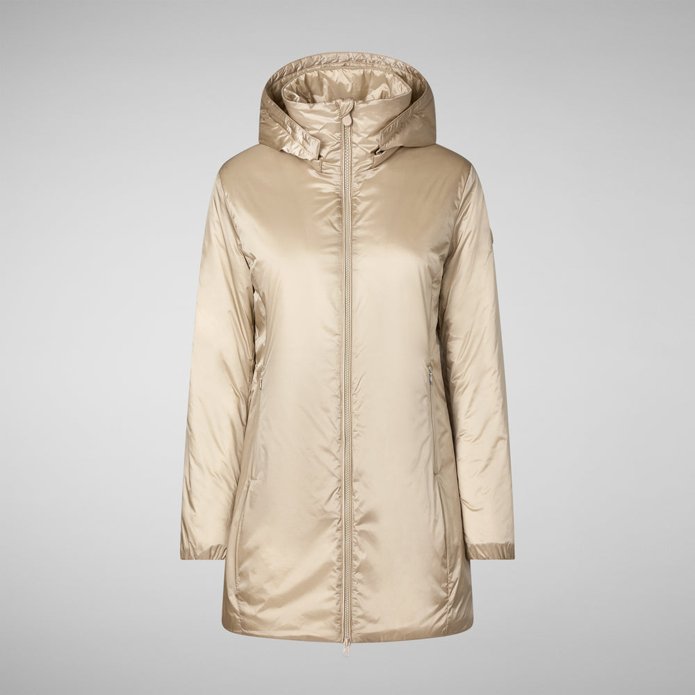 Save the duck CAPPOTTO CON CAPPUCCIO RHIA BEIGE Convenienza