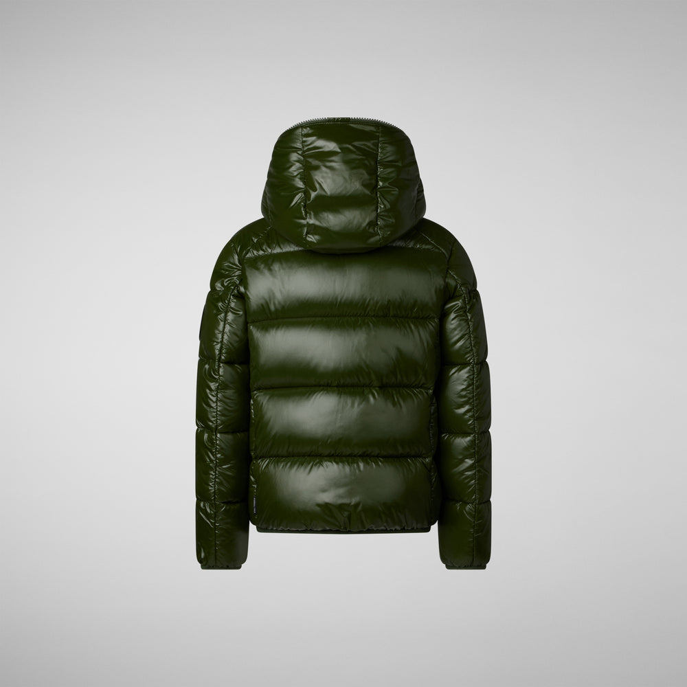 Save the duck PIUMINO ANIMAL FREE BAMBINO ARTIE VERDE BOSCO Moda