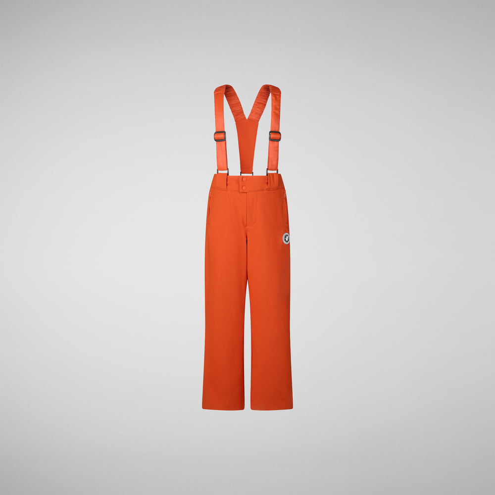 Save the duck PANTALONI UNISEX BAMBINO CYCAS IN MAPLE ORANGE Italy