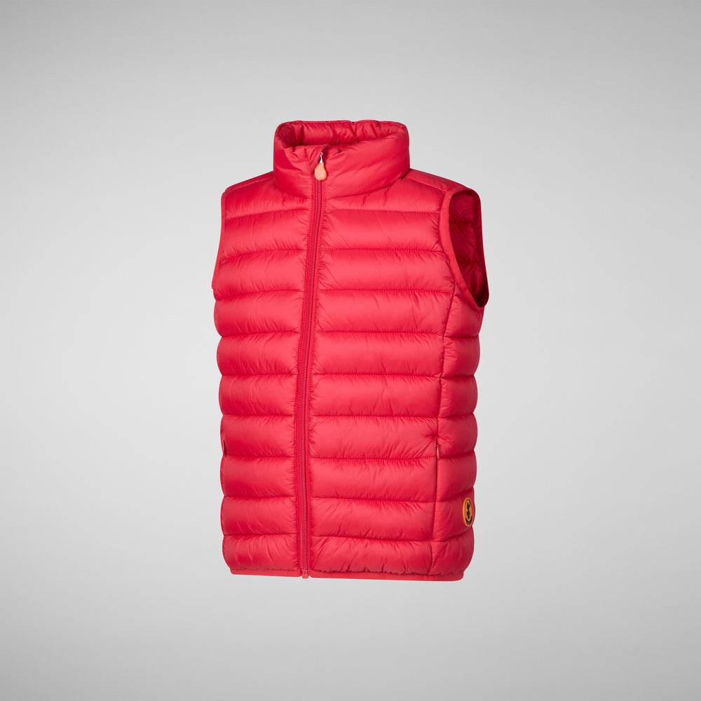 Save the duck GILET UNISEX BAMBINO ANDY ROSSO SCURO 2025