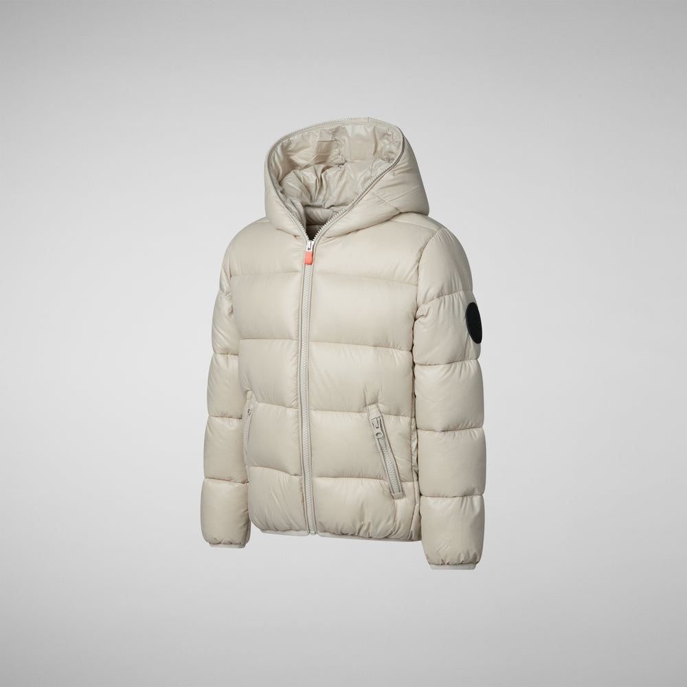 Save the duck PIUMINO ANIMAL FREE BAMBINA KATE RAINY BEIGE Affare Del Giorno