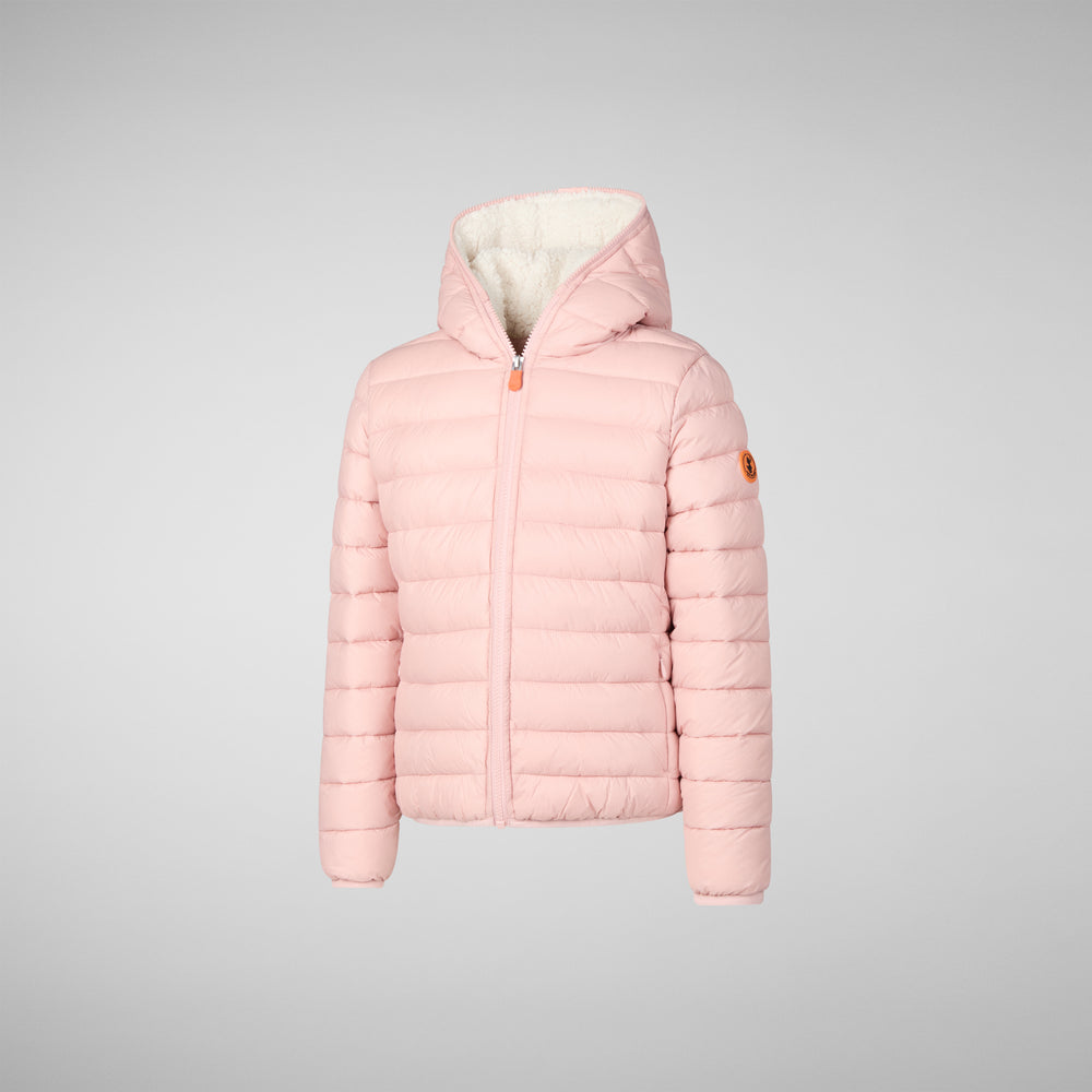 Save the duck PIUMINO ANIMAL FREE BAMBINA LECI ROSA CONFETTO Economico