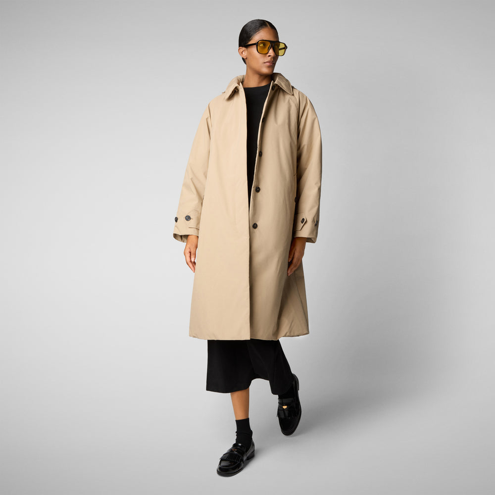 Save the duck CAPPOTTO CON CAPPUCCIO ZOEY STARDUST BEIGE I Più Venduti