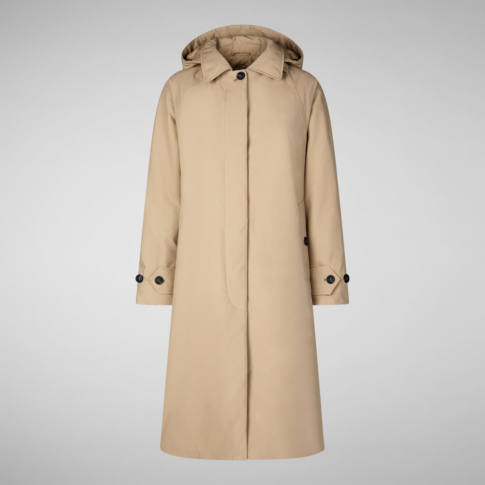 Save the duck CAPPOTTO CON CAPPUCCIO ZOEY STARDUST BEIGE I Più Venduti