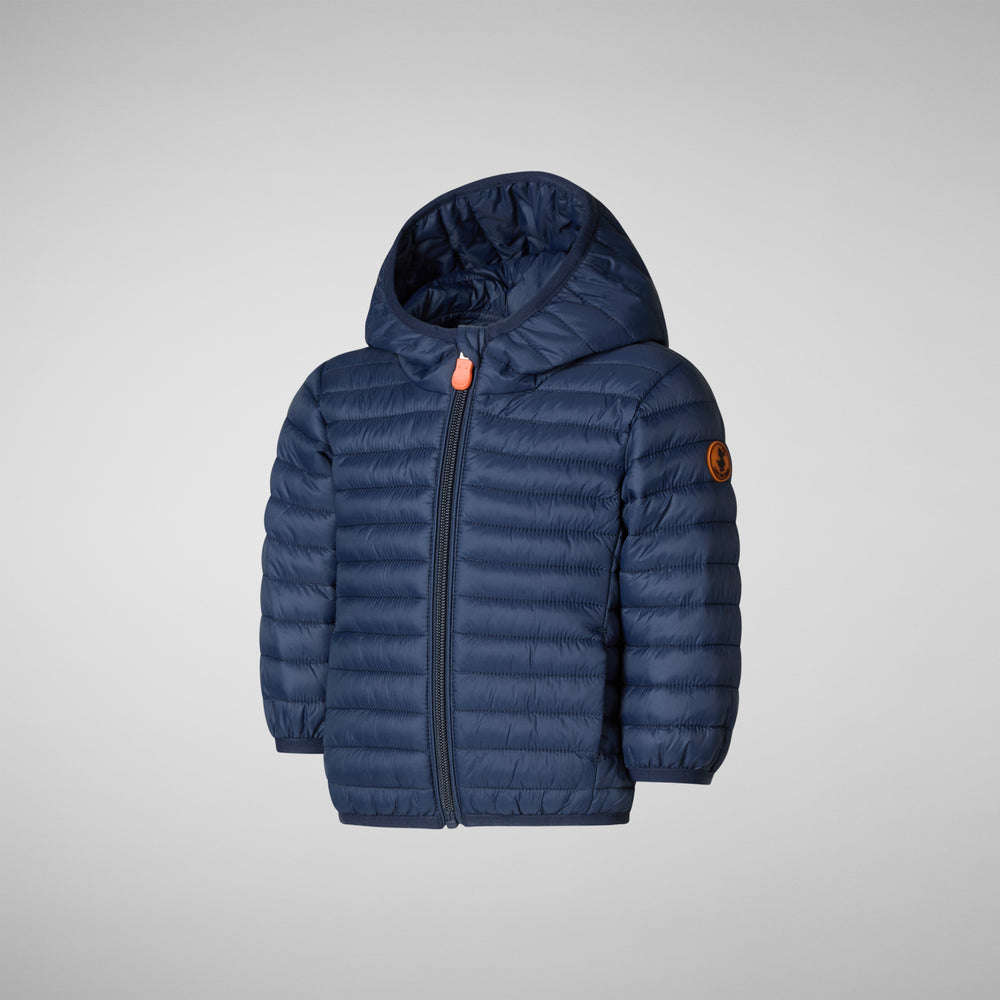 Save the duck Piumino animal free unisex Nene blu navy Nuova