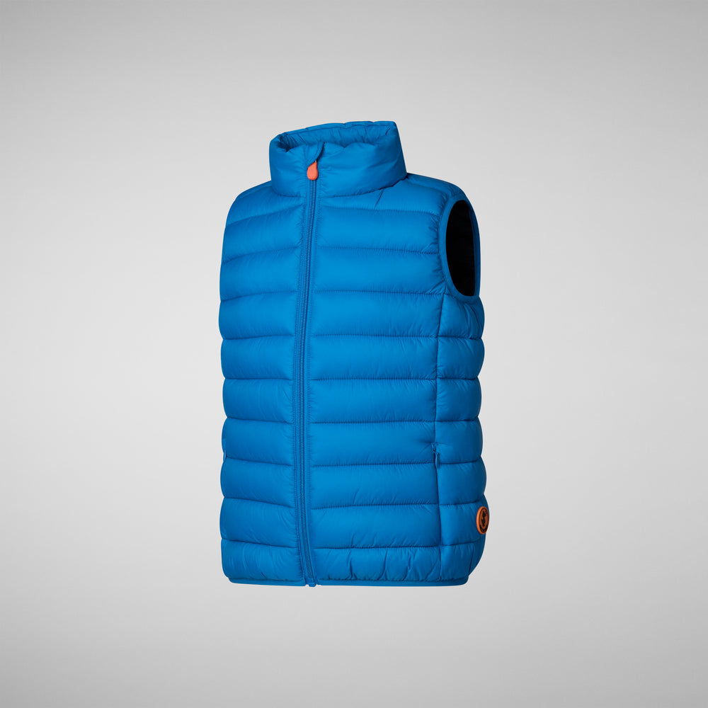 Save the duck GILET UNISEX BAMBINO ANDY BLU MIRTILLO Italy