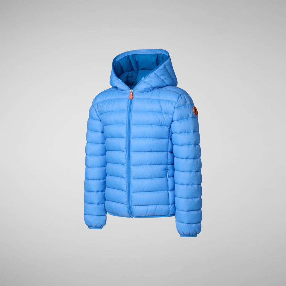 Save the duck PIUMINO ANIMAL FREE BAMBINO DONY BLU CERULEO 2025