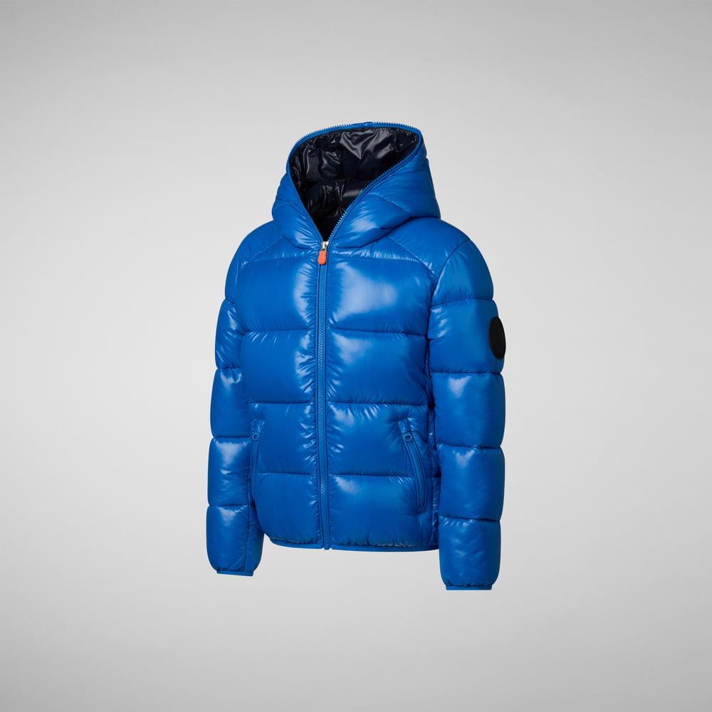 Save the duck PIUMINO ANIMAL FREE BAMBINO ARTIE BLU MIRTILLO In Linea