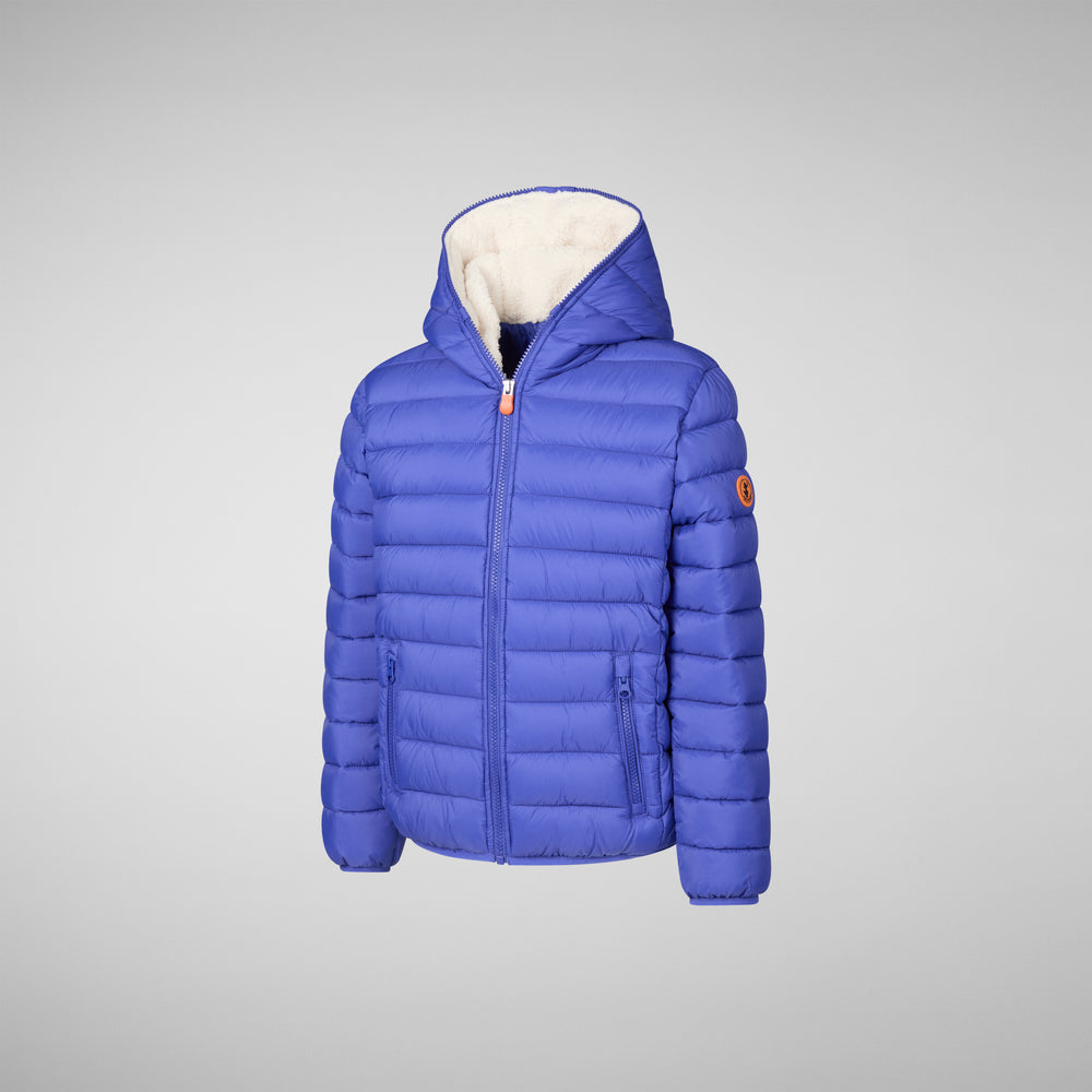 Save the duck PIUMINO ANIMAL FREE BAMBINO BLU FINNEGAN BLU GENZIANA Qualità