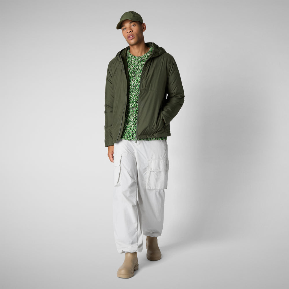 Save the duck PIUMINO ANIMAL FREE UOMO WILBUR DUSTY OLIVE Promozione Limitata
