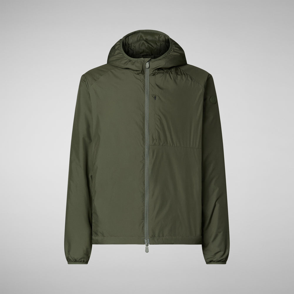 Save the duck PIUMINO ANIMAL FREE UOMO WILBUR DUSTY OLIVE Promozione Limitata