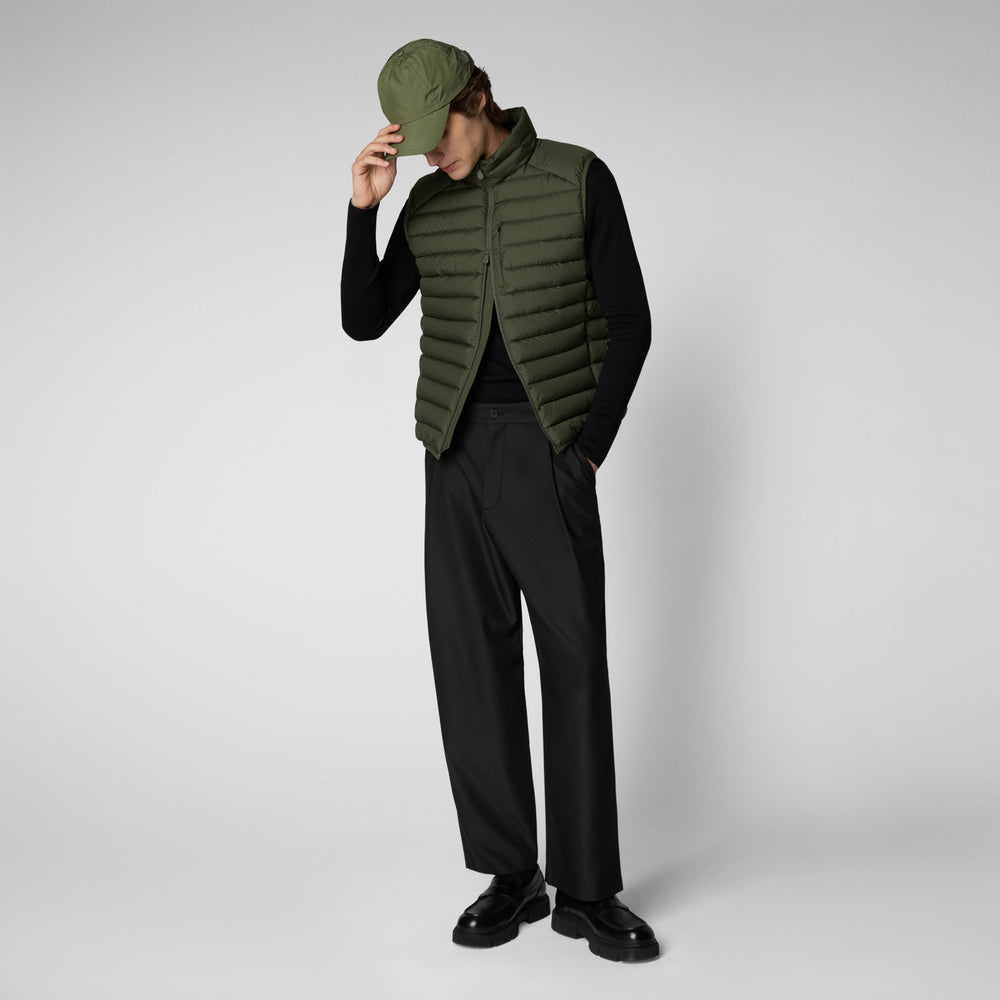 Save the duck GILET UOMO RHUS DUSTY OLIVE Fino Al -60%