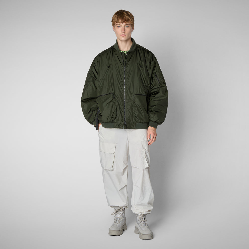 Save the duck Giacca bomber unisex Usher in verde bosco Affare Del Giorno