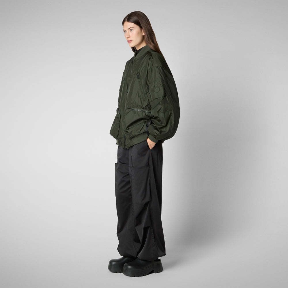 Save the duck Giacca bomber unisex Usher in verde bosco Affare Del Giorno