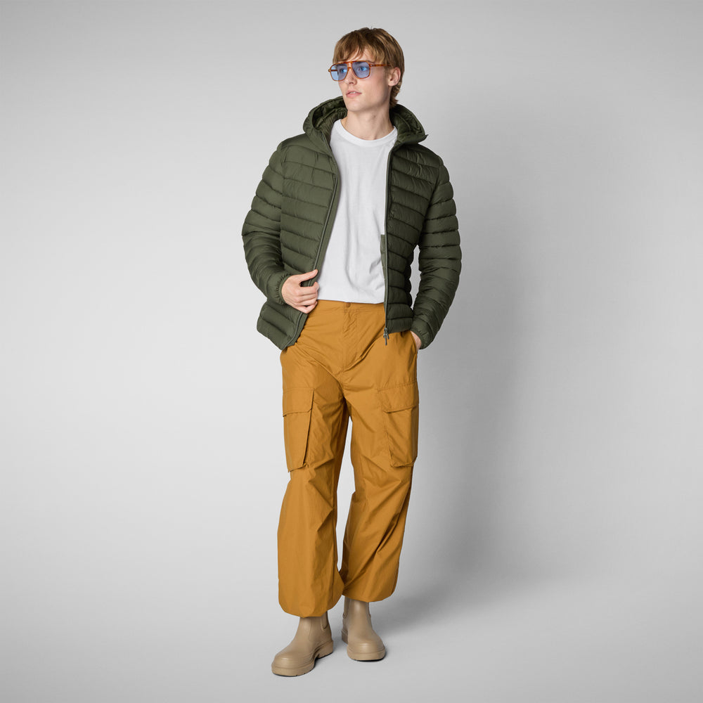 Save the duck PIUMINO UOMO JUNCUS VERDE OLIVA Prezzo Ridotto