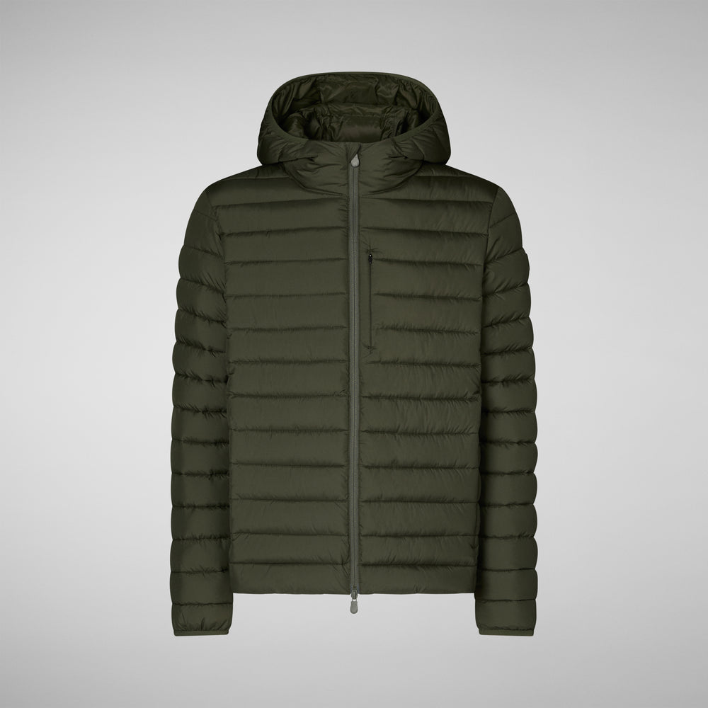 Save the duck PIUMINO UOMO JUNCUS VERDE OLIVA Prezzo Ridotto