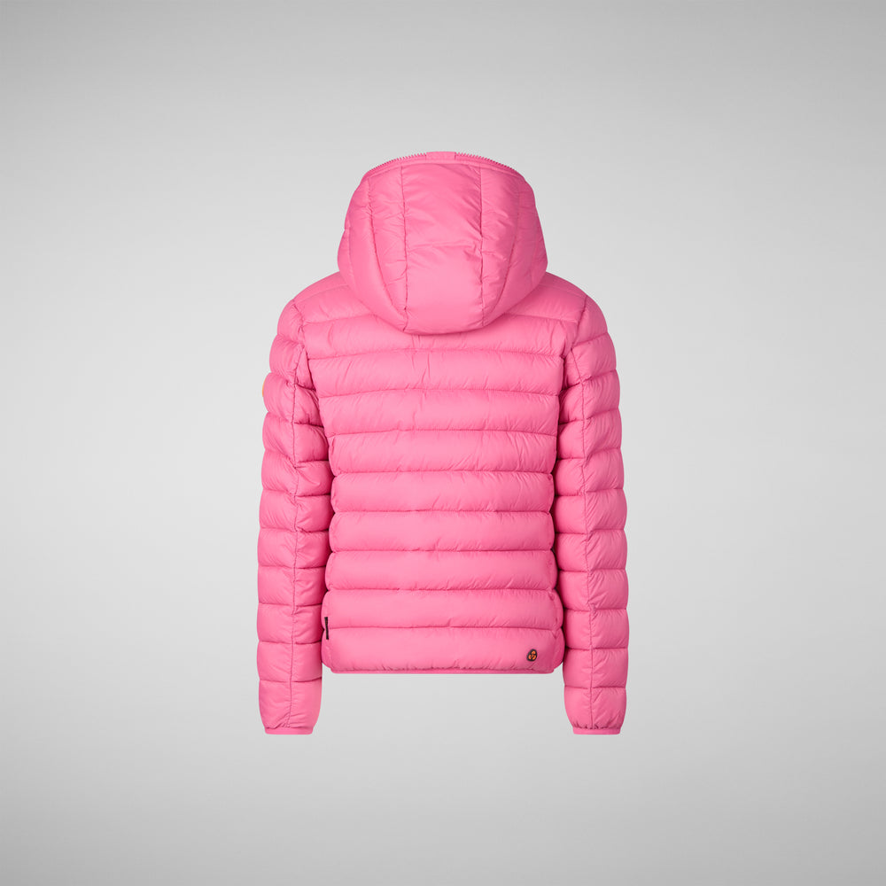 Save the duck PIUMINO ANIMAL FREE BAMBINA LECI GEM PINK Sconto