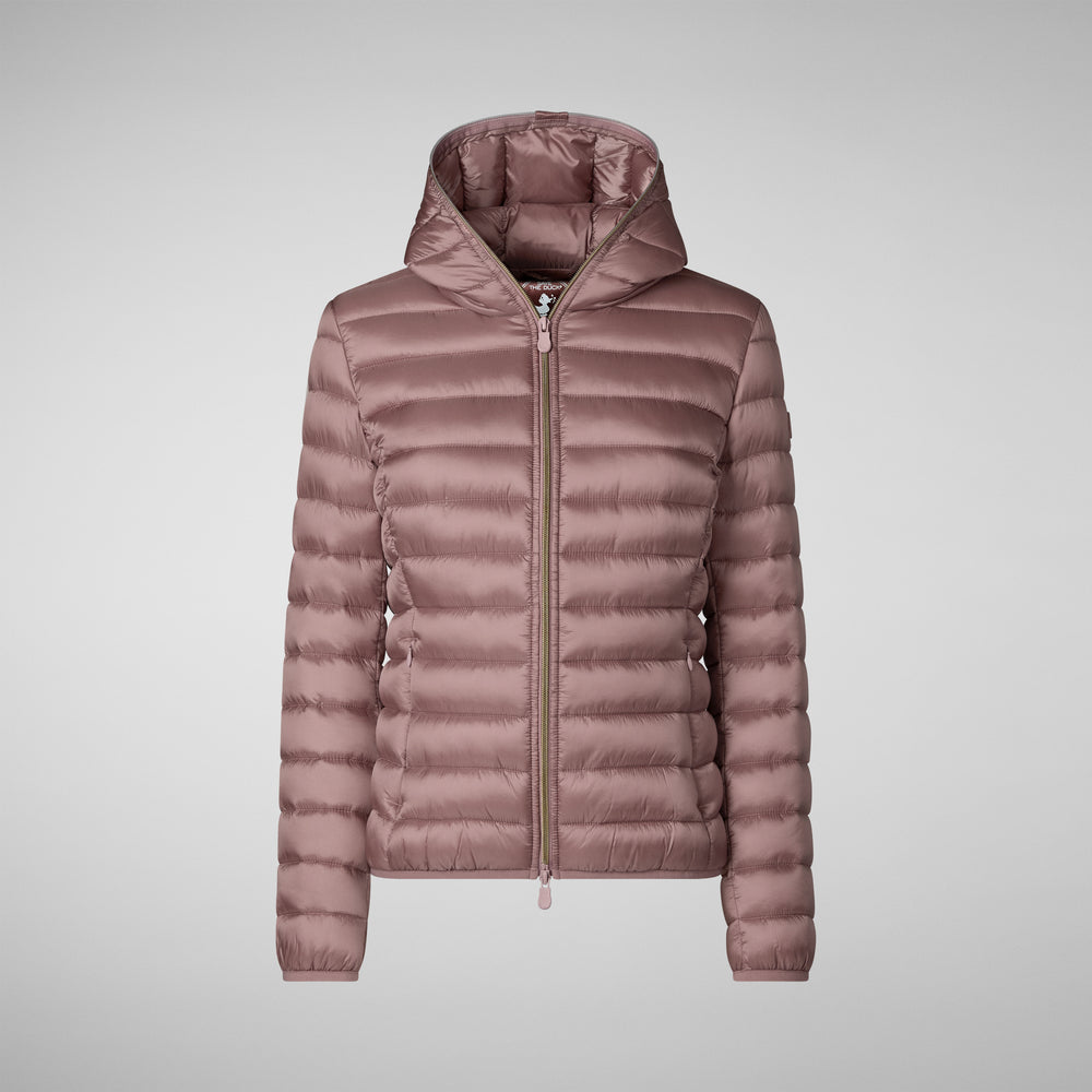 Save the duck PIUMINO ANIMAL FREE CON CAPPUCCIO DONNA ALEXIS ROSA CIPRIA Saldi Di Fabbrica