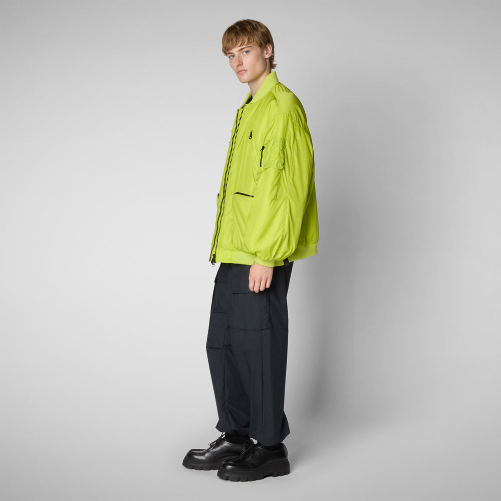 Save the duck Giacca bomber unisex Usher in verde lime Nuova