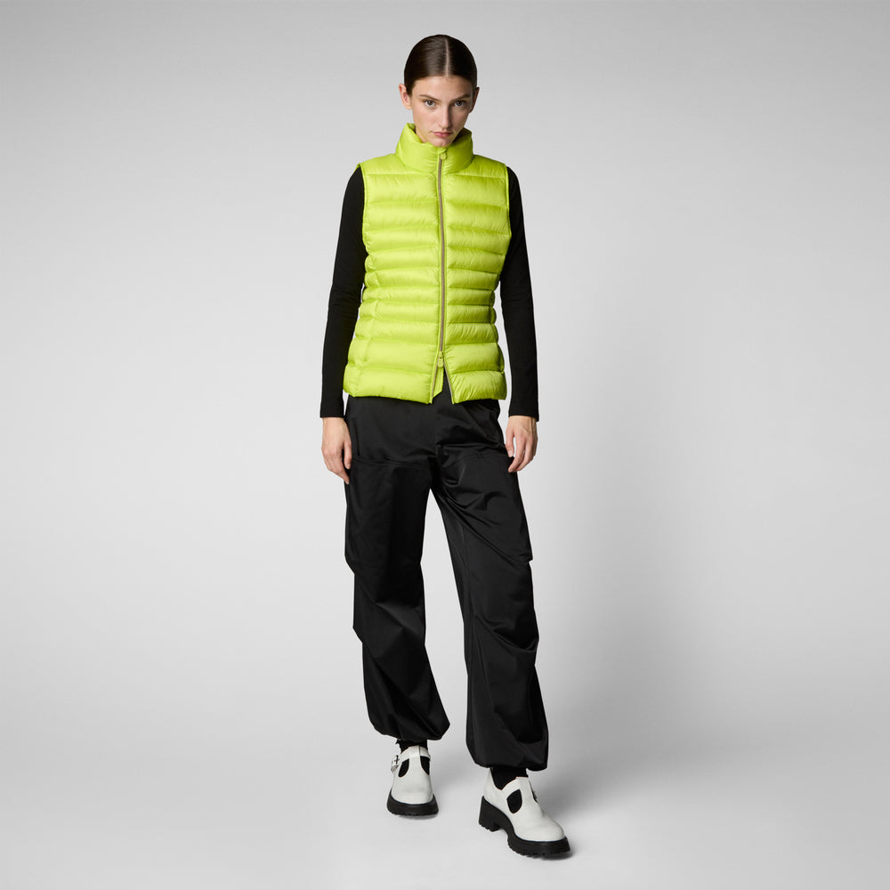 Save the duck GILET DONNA LYNN VERDE LIME Moda