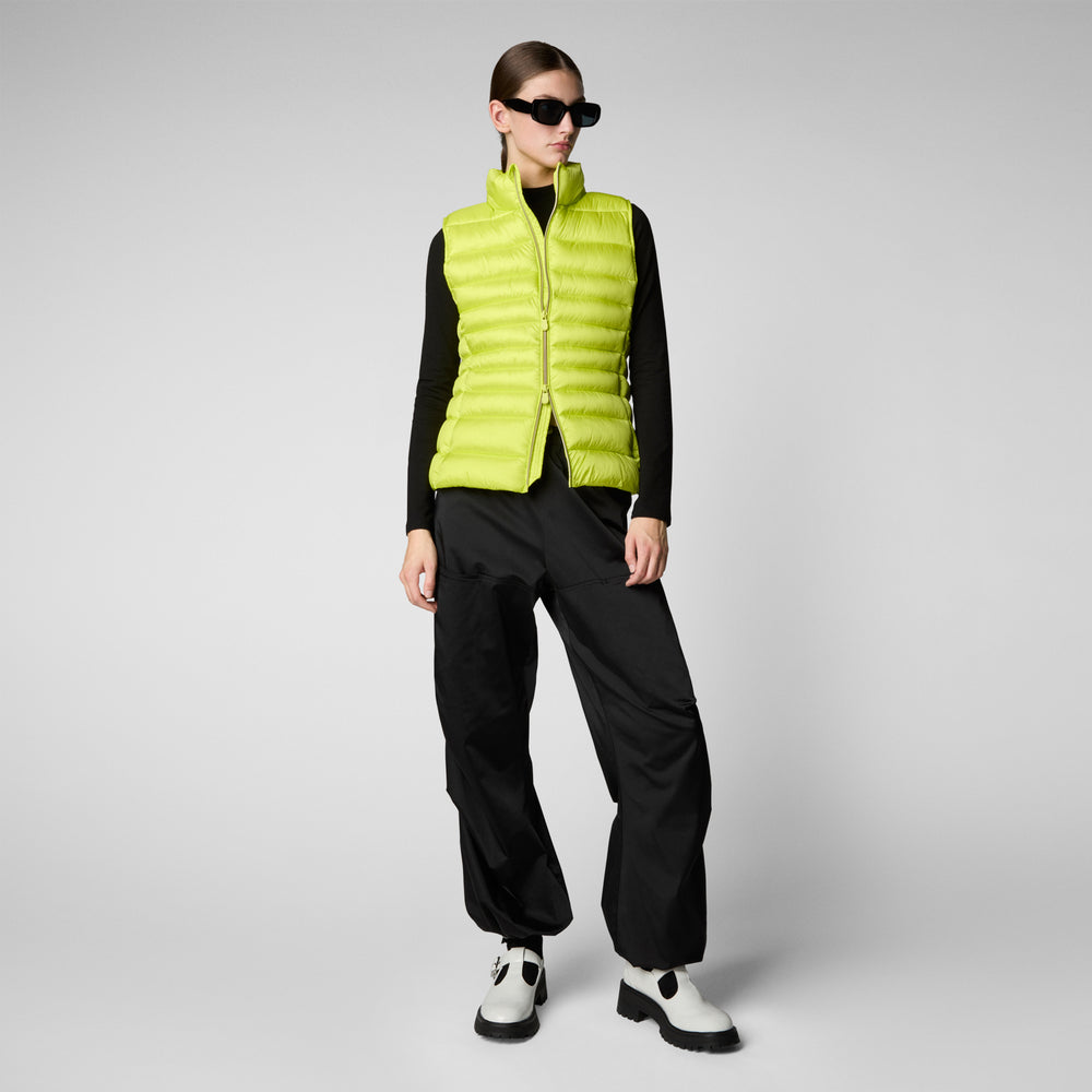 Save the duck GILET DONNA LYNN VERDE LIME Moda