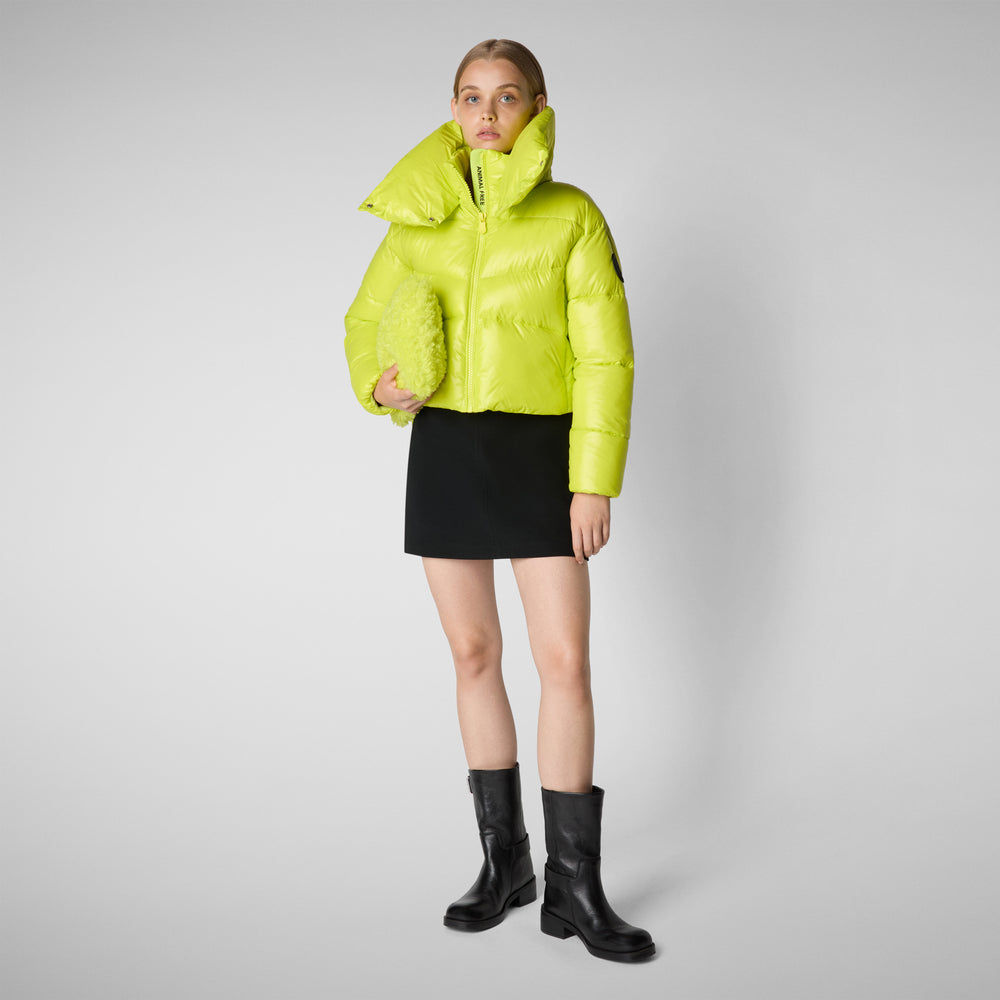 Save the duck GIACCA DONNA HEIDI VERDE LIME 2025