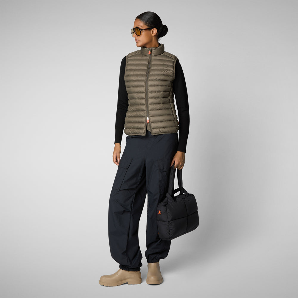 Save the duck GILET DONNA CHARLOTTE GRIGIO FANGO Promozione