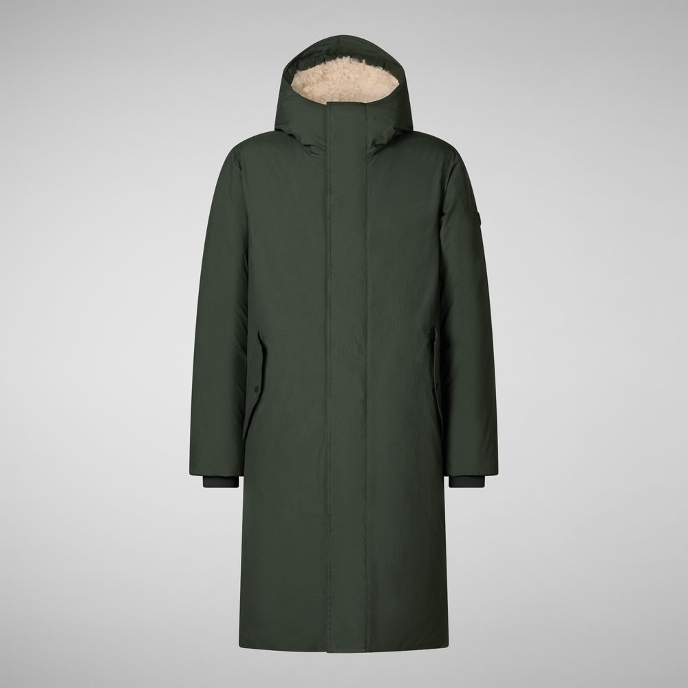 Save the duck PARKA UOMO KILLIAN IN LAND GREEN Fornitura limitata