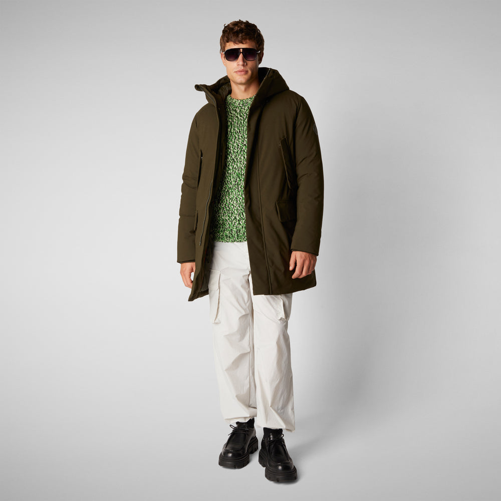 Save the duck PARKA UOMO WILSON IN LAND GREEN Outlet