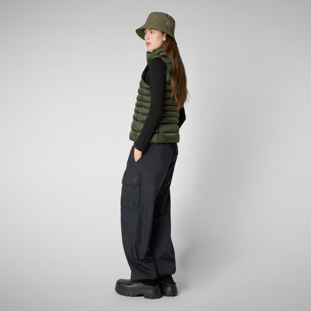 Save the duck GILET DONNA LYNN VERDE BOSCO 2025