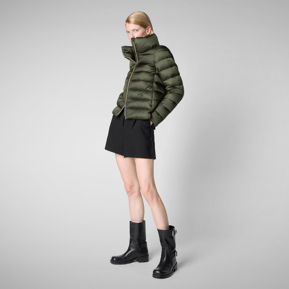 Save the duck GIACCA DONNA ELSIE VERDE BOSCO In Linea