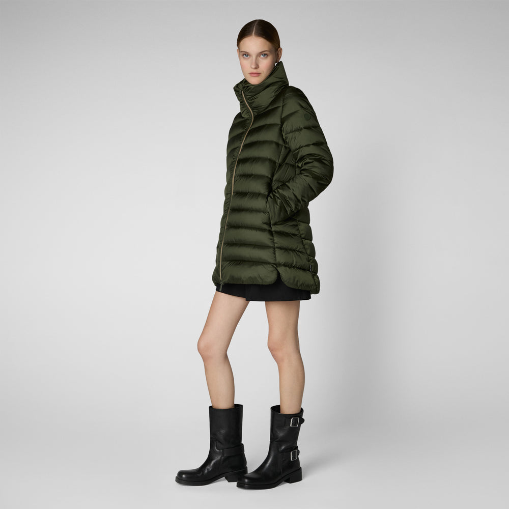 Save the duck PIUMINO ANIMAL FREE DONNA LYDIA PINE GREEN Nuovi prodotti