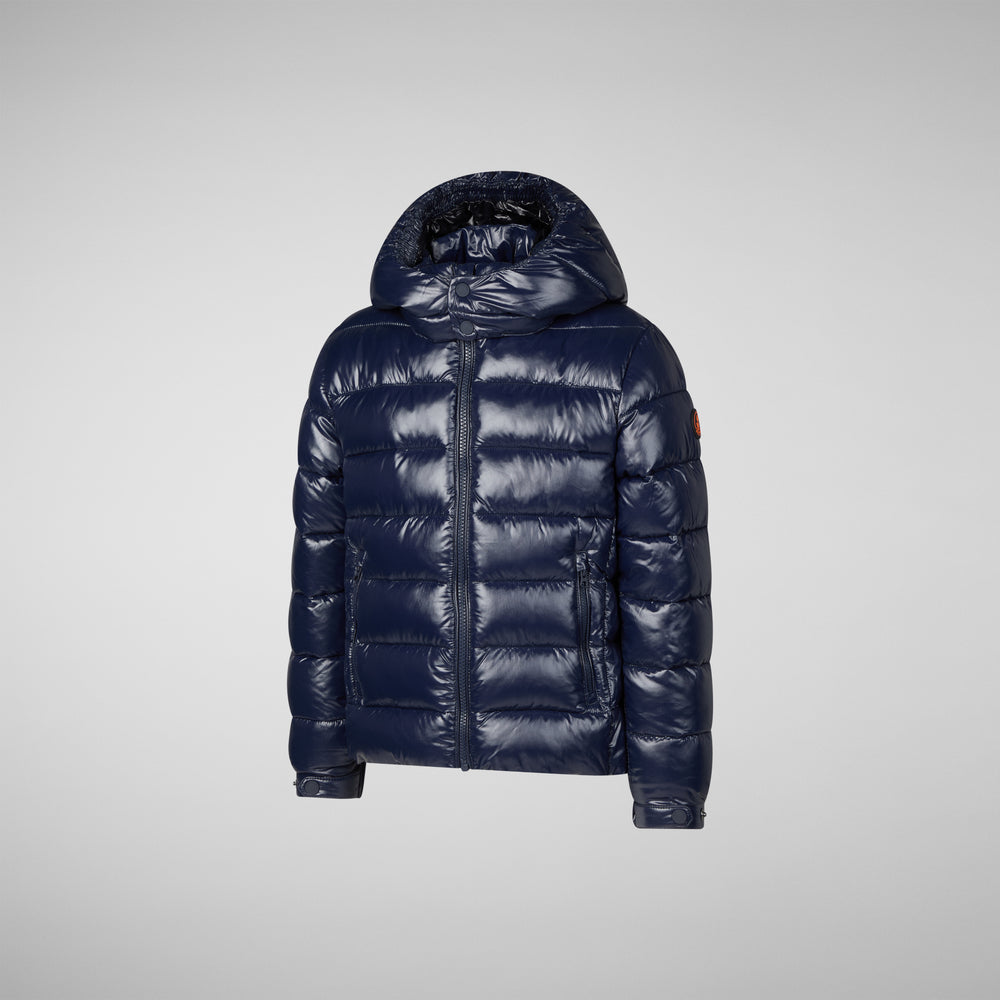 Save the duck PIUMINO ANIMAL FREE BAMBINO NILES BLU NERO Pezzi Unici