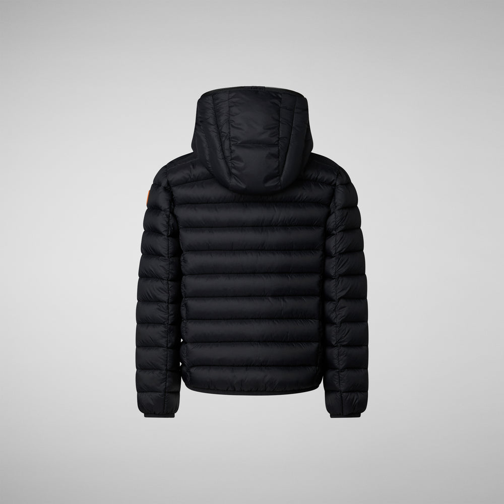Save the duck PIUMINO ANIMAL FREE BAMBINO DONY NERO E GIALLO Negozi Online