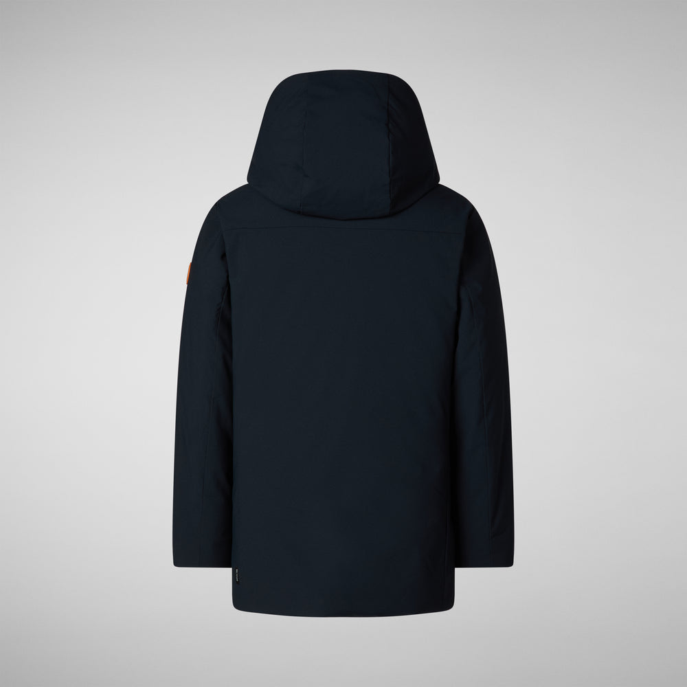Save the duck PARKA CON CAPPUCCIO BAMBINO ALBI BLU NERO Acquista Ora