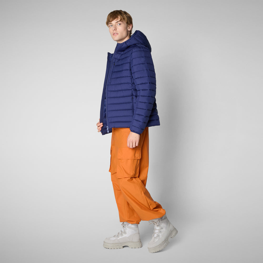 Save the duck PIUMINO UOMO JUNCUS ECLIPSE BLU Sconto