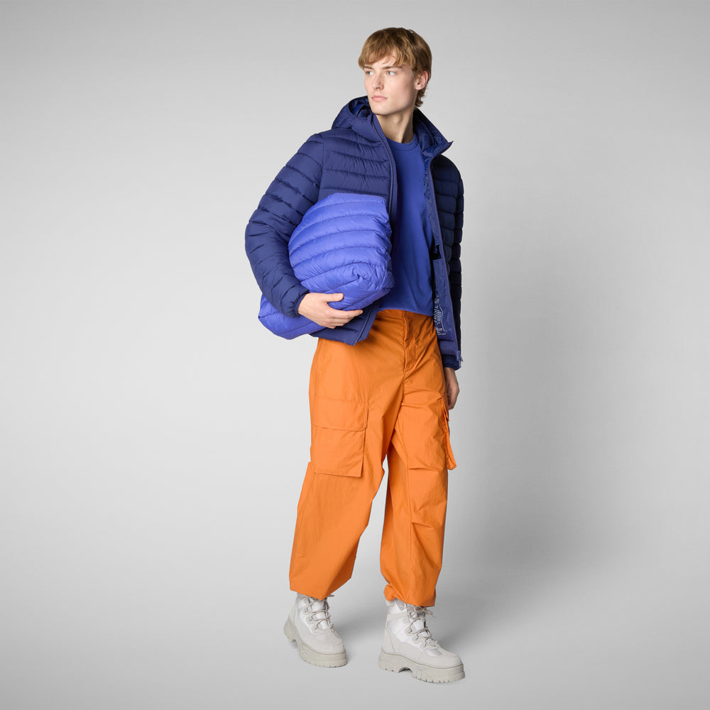 Save the duck PIUMINO UOMO JUNCUS ECLIPSE BLU Sconto