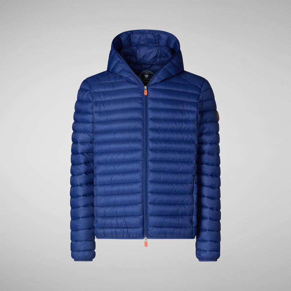 Save the duck Piumino animal free con cappuccio uomo Donald blu elettrico Offerta