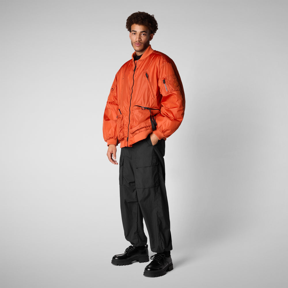 Save the duck Giacca bomber unisex Usher arancione Economico