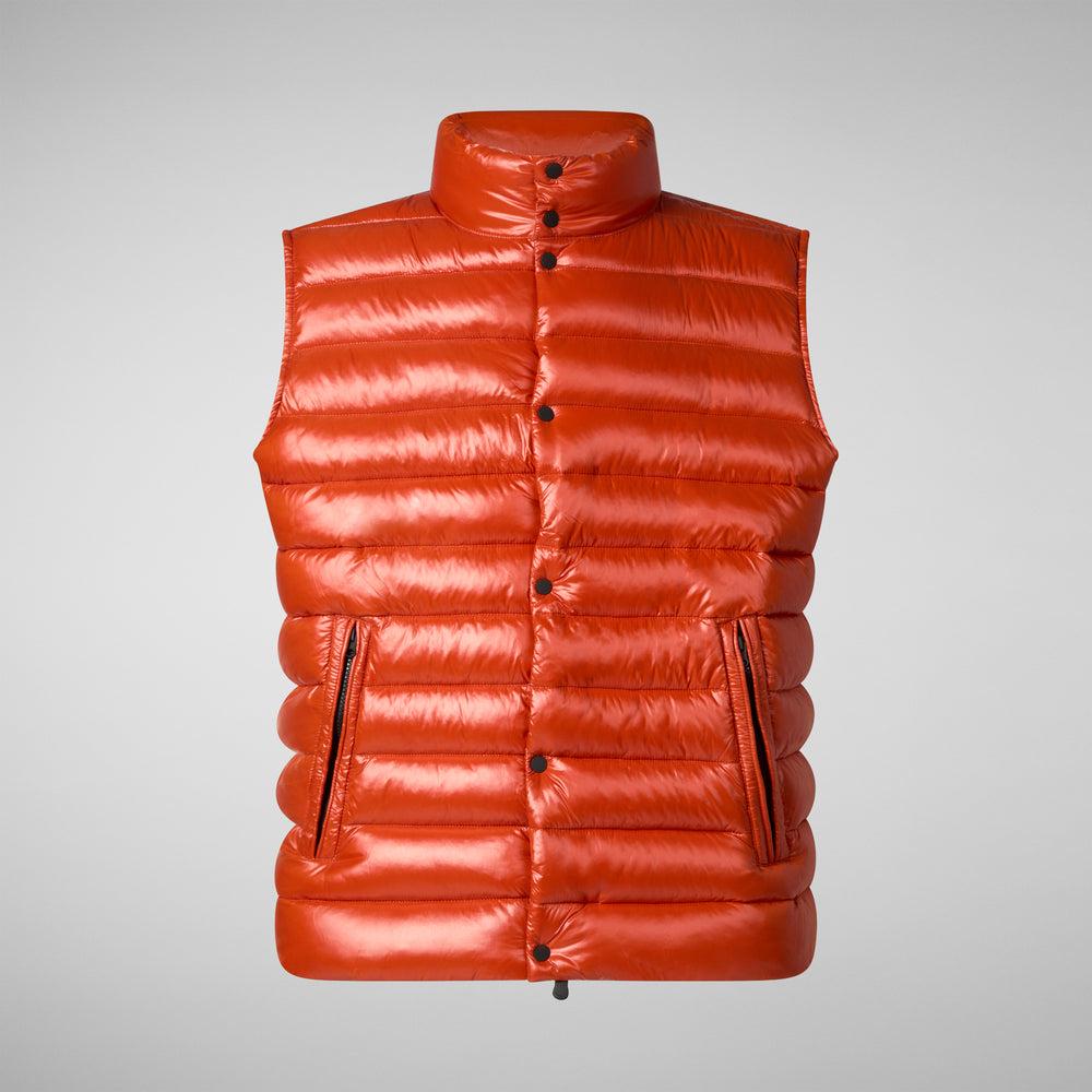 Save the duck GILET UOMO GRIFFIN ARANCIONE Fino al 65% di sconto
