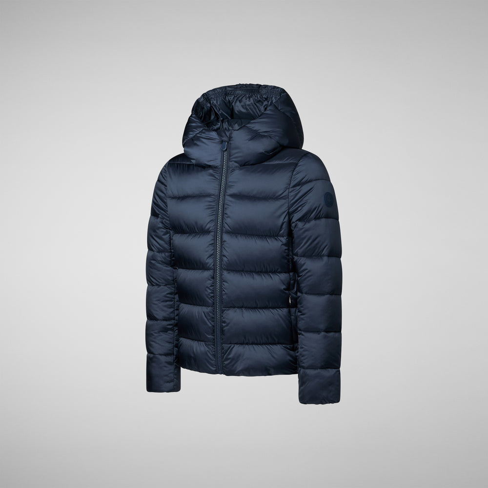 Save the duck PIUMINO ANIMAL FREE BAMBINA BIBI NIGHT BLU Vendite Flash