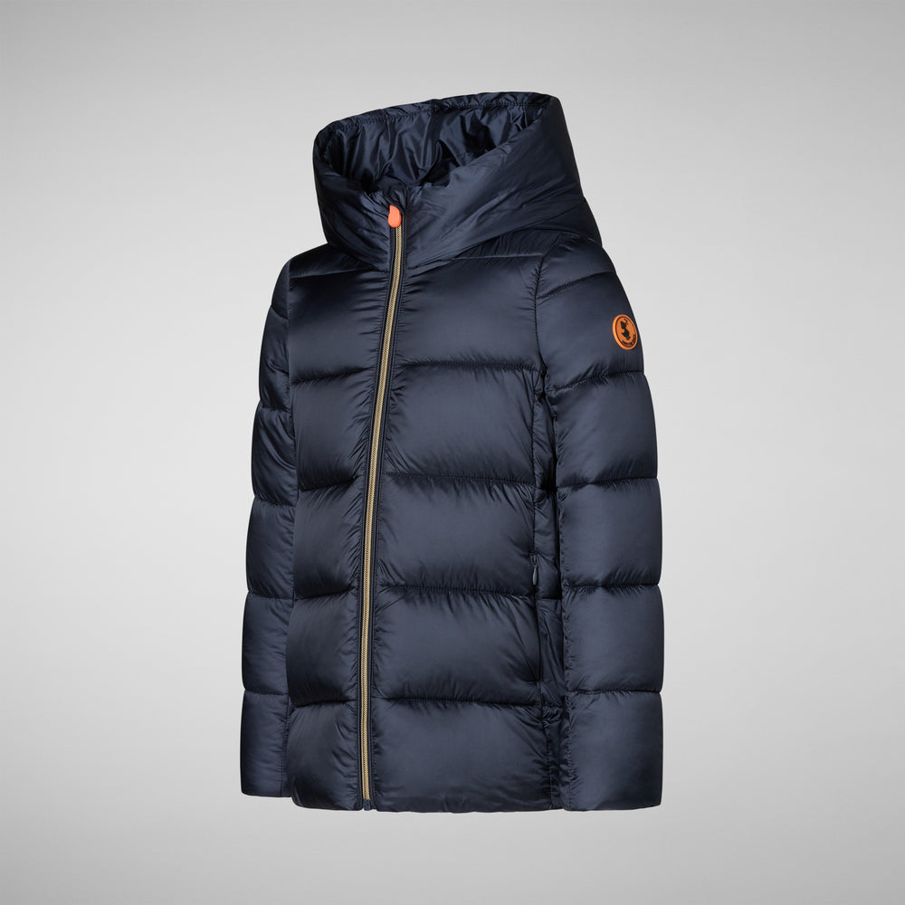 Save the duck PIUMINO ANIMAL FREE BAMBINA GRACIE BLU NERO Negozio