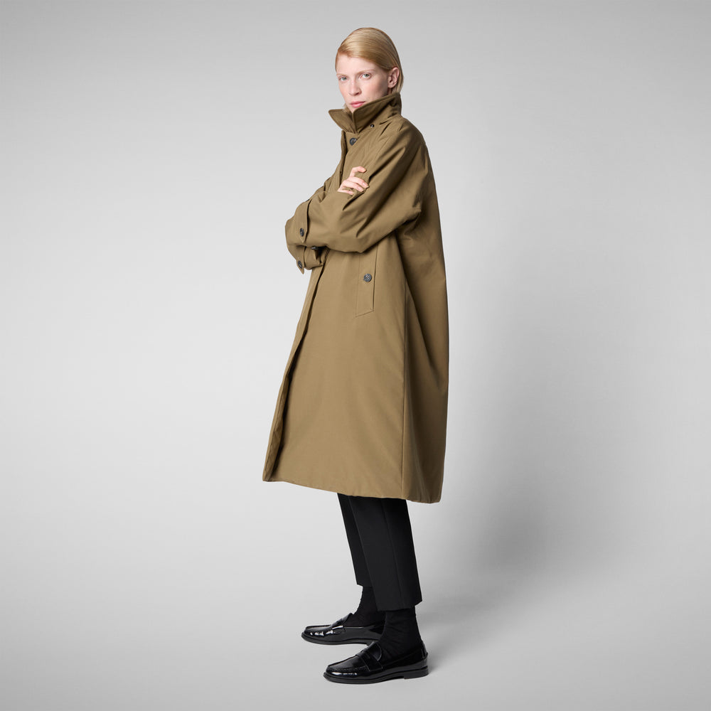 Save the duck CAPPOTTO CON CAPPUCCIO ZOEY VERDE MUSCHIO Nuova