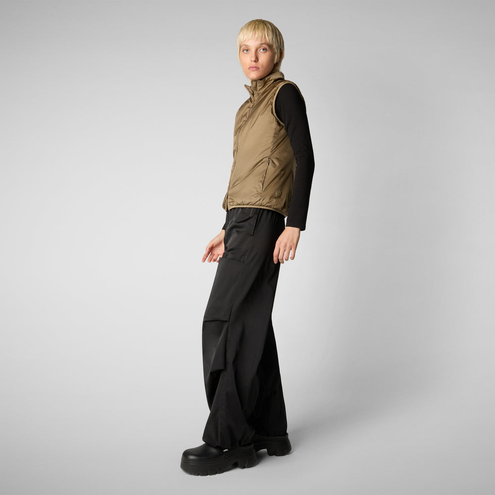 Save the duck GILET DONNA EUDY VERDE MUSCHIO 2025