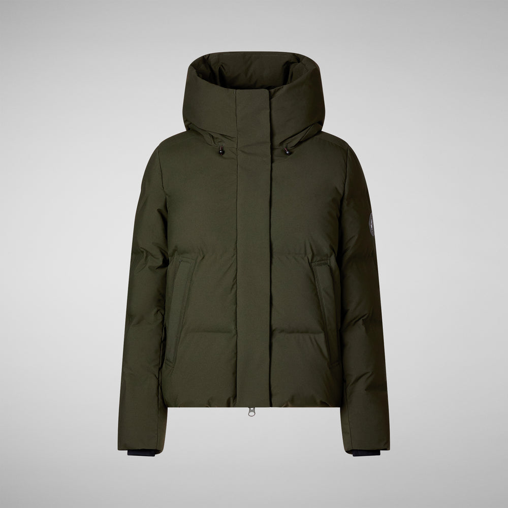Save the duck PIUMINO ANIMAL FREE DONNA CALLIOPE VERDE TERRA Nuovo